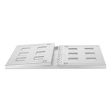 LogiLink 19" Wandhalterung 8 HE hellgrau RAL 7035 Patchpanelmontage tiefenverstellbar