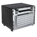 Camry CR 6323 Multifunktions-Heißluftofen 30L, Air Fryer Backofen 10-in-1 mit Grill, Drehspieß, Umluft, 24 Programmen, Touchdisplay, 2200W schwarz