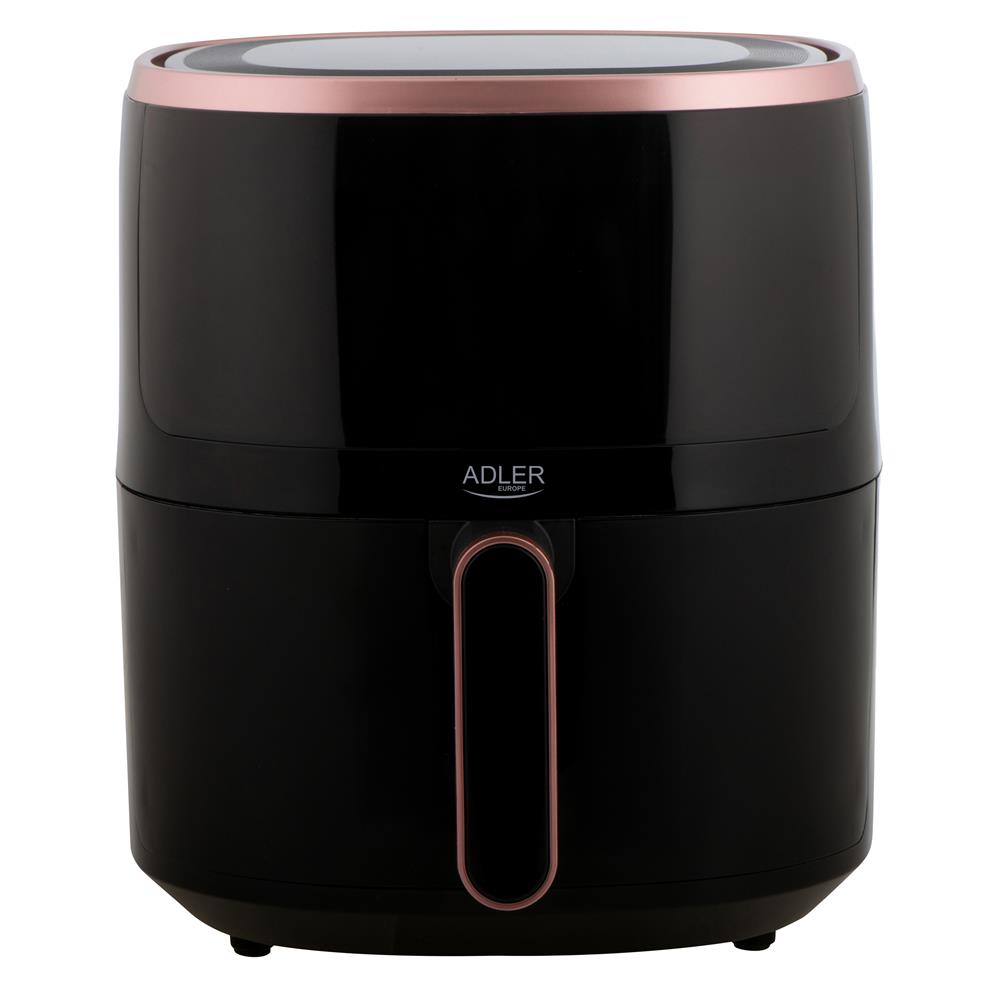 Adler AD 6322 Heißluftfritteuse 5 L mit LED-Touchpanel, 12 Programmen, 2000 W, schwarz