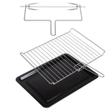 Adler AD 6028 Elektrobackofen 60 L mit Umluft Timer und Drehspieß Schwarz