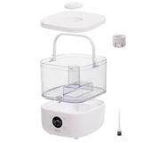 Camry CR 7973 Ultraschall-Luftbefeuchter weiß – 5 L, LED-Display, Aromatherapie