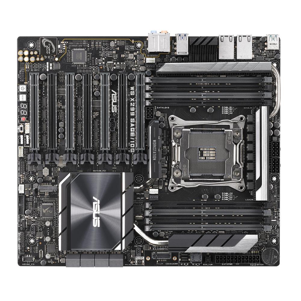 ASUS WS X299 SAGE/10G Workstation Mainboard CEB Intel X Serie LGA 2066 8x DDR4