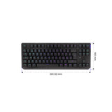ENDORFY Thock TKL Wireless Tastatur NO Layout Kailh Brown Schwarz ARGB