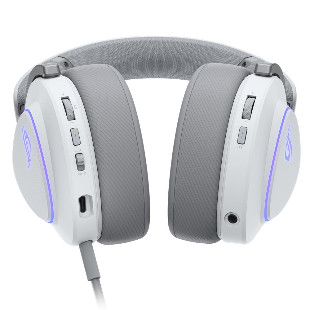 ASUS ROG Delta II White Wireless Gaming Headset RGB 2.4 GHz Bluetooth