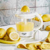 Adler AD 4014 elektrische Zitruspresse 1L Saftpresse Orangenpresse weiß