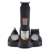 Adler AD 2943 5-in-1 Pflegeset mit Ladestation Rasierer Trimmer LED Anzeige schwarz