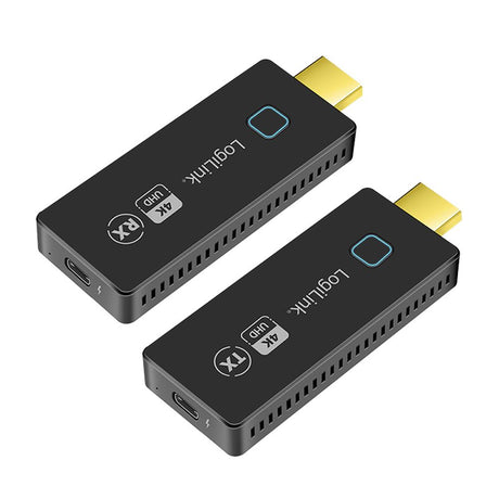 LogiLink HDMI-Übertragungs-Set – Drahtlos, 30 m, 4K@30 Hz, kompakt