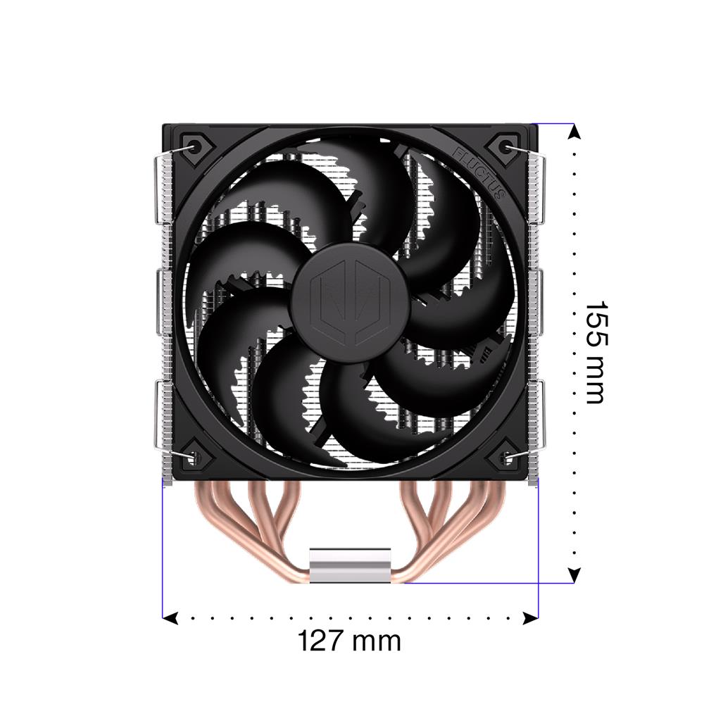 ENDORFY Fera 5 Dual Fan EY3A006, CPU-Kühler, Schwarz, Wärmeleitpaste inklusive