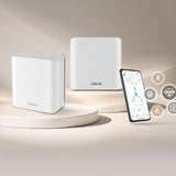 ASUS ZenWiFi BD4 Dualband WiFi 7 AiMesh Extendable Router 2er Pack weiß