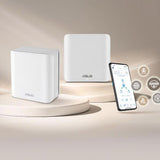 ASUS ZenWiFi BD4 Dualband WiFi 7 AiMesh Extendable Router 2er Pack weiß