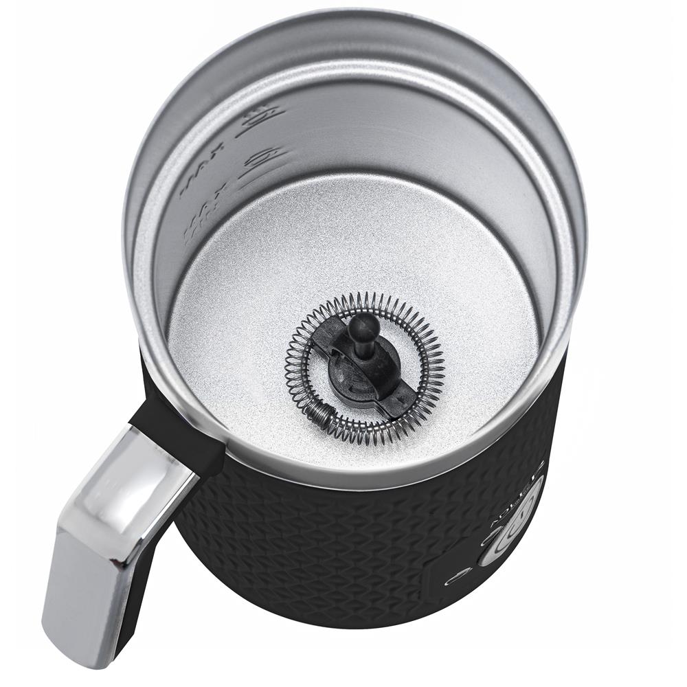 Adler AD 4494 Milchaufschäumer elektrisch Schwarz für Cappuccino und Latte