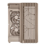 ASUS ProArt PA401 Wood Edition Beige ATX PC Gehäuse mit Mesh Panel und 160 mm Lüftern