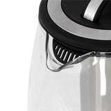 Camry CR 1290 Wasserkocher Glas 2 L beleuchtet 2200W Temperaturregler Teesieb