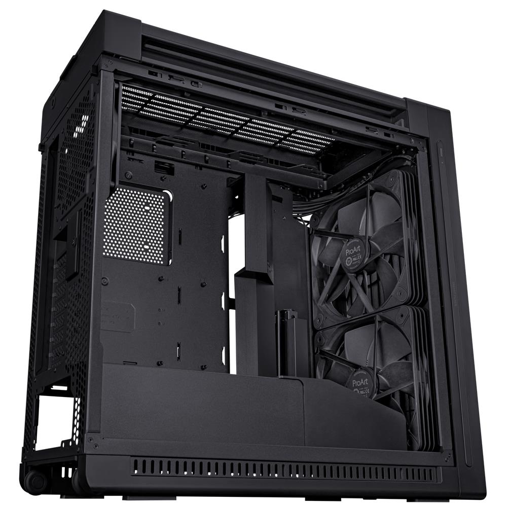 ASUS ProArt PA602 E ATX PC Gehäuse mit 420 mm Radiator IR Staubsensor und USB 20Gbps
