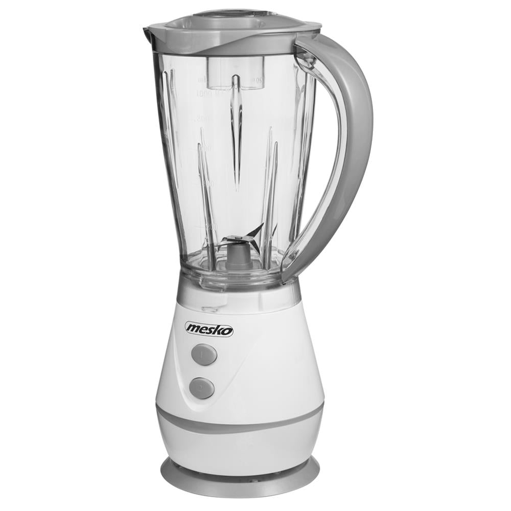 Mesko MS 4060g Standmixer Weiß/Grau 1 Liter 250 Watt Edelstahlklinge 2 Geschwindigkeiten