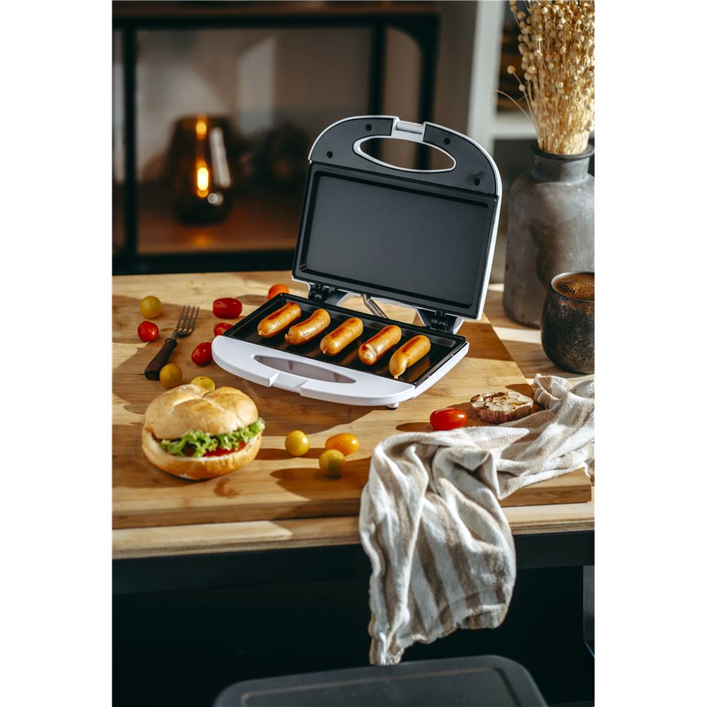 Adler AD 3072 kompakter Elektrogrill mit Antihaftbeschichteten Grillplatten