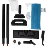 Adler AD 7070 4-in-1 Dampfreiniger für Böden Kleidung Fenster und Fugen Weiß