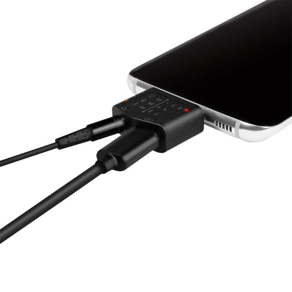 LogiLink USB-C zu 3,5 mm Audio Adapter mit EQ und PD 96 kHz/24 bit DAC