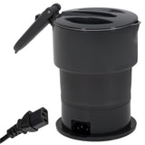 Adler AD 1377 Reise Wasserkocher 0,6 L faltbares Silikongehäuse Camping grau
