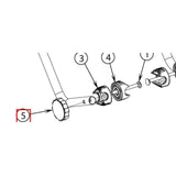 Nilfisk Original 1047 Knopfgriff-Ratsche Ersatzteil