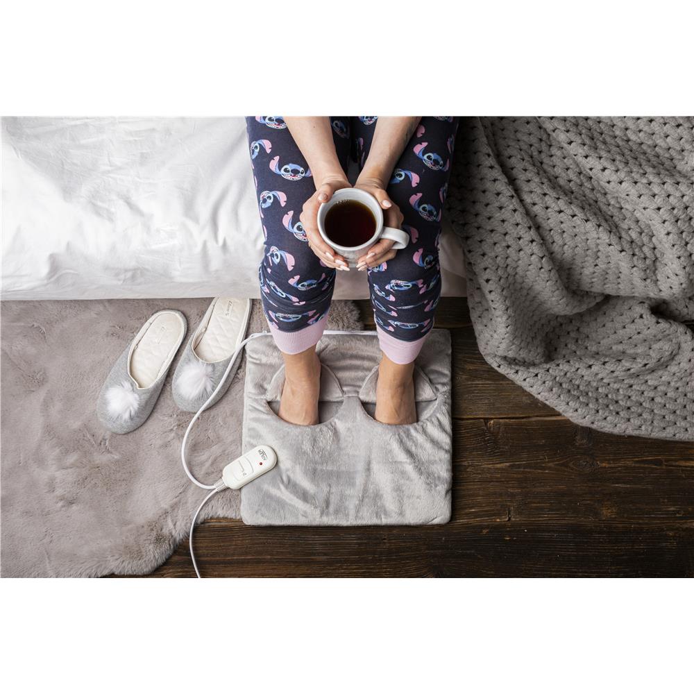 Adler AD 7403 elektrisches Heizkissen 2 Temperaturstufen Wärmekissen Grau