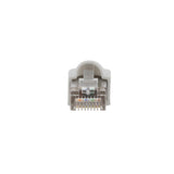 LogiLink T-Adapter RJ45 Stecker 2x RJ45 Buchse ISDN geschirmt 15cm Metallgehäuse Anschlussadapter