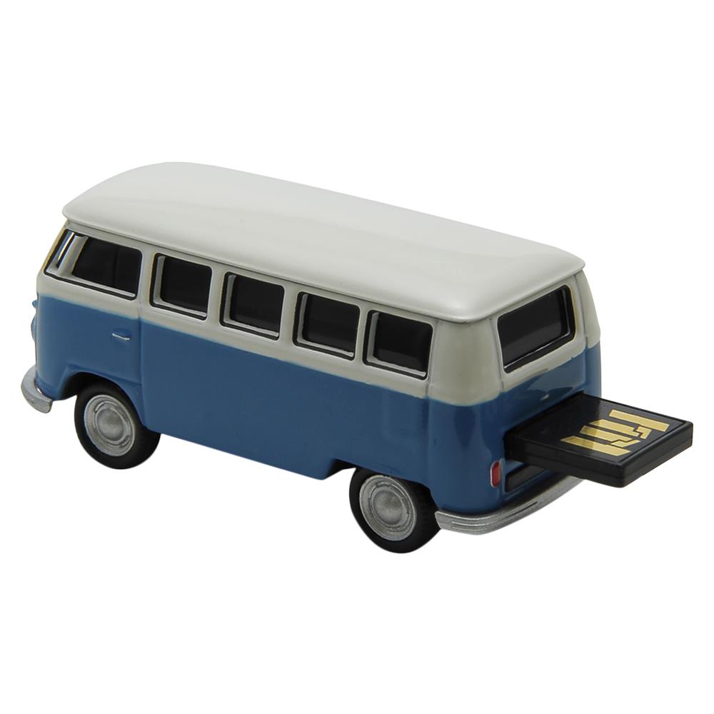 GENIE USB-Stick 32GB, Modellauto "VW Bus blau/weiß"