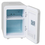 Adler AD 8084g Mini Kühlschrank 4 L, thermoelektrische Kühlbox, klein, tragbar, mit Kühl- und Heizfunktion, für Auto und Zuhause, Kosmetikkühlschrank, Getränkekühler, Grau