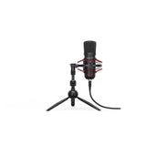 ENDORFY Solum T USB Mikrofon Schwarz mit Anti Shock Montage und Stativ