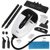 Adler AD 7070 4-in-1 Dampfreiniger für Böden Kleidung Fenster und Fugen Weiß