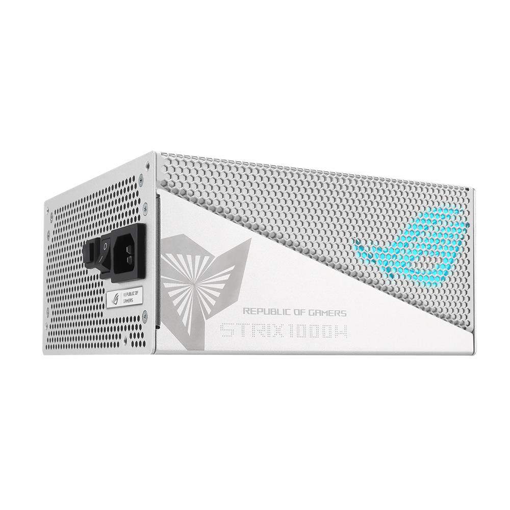 ASUS ROG Strix 1000W Aura White Edition vollmodulares Gaming Netzteil, weiß