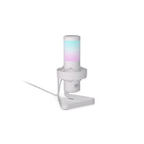 ENDORFY AXIS Streaming Onyx White, weißes Mikrofon, Kopfhöreranschluss, RGB