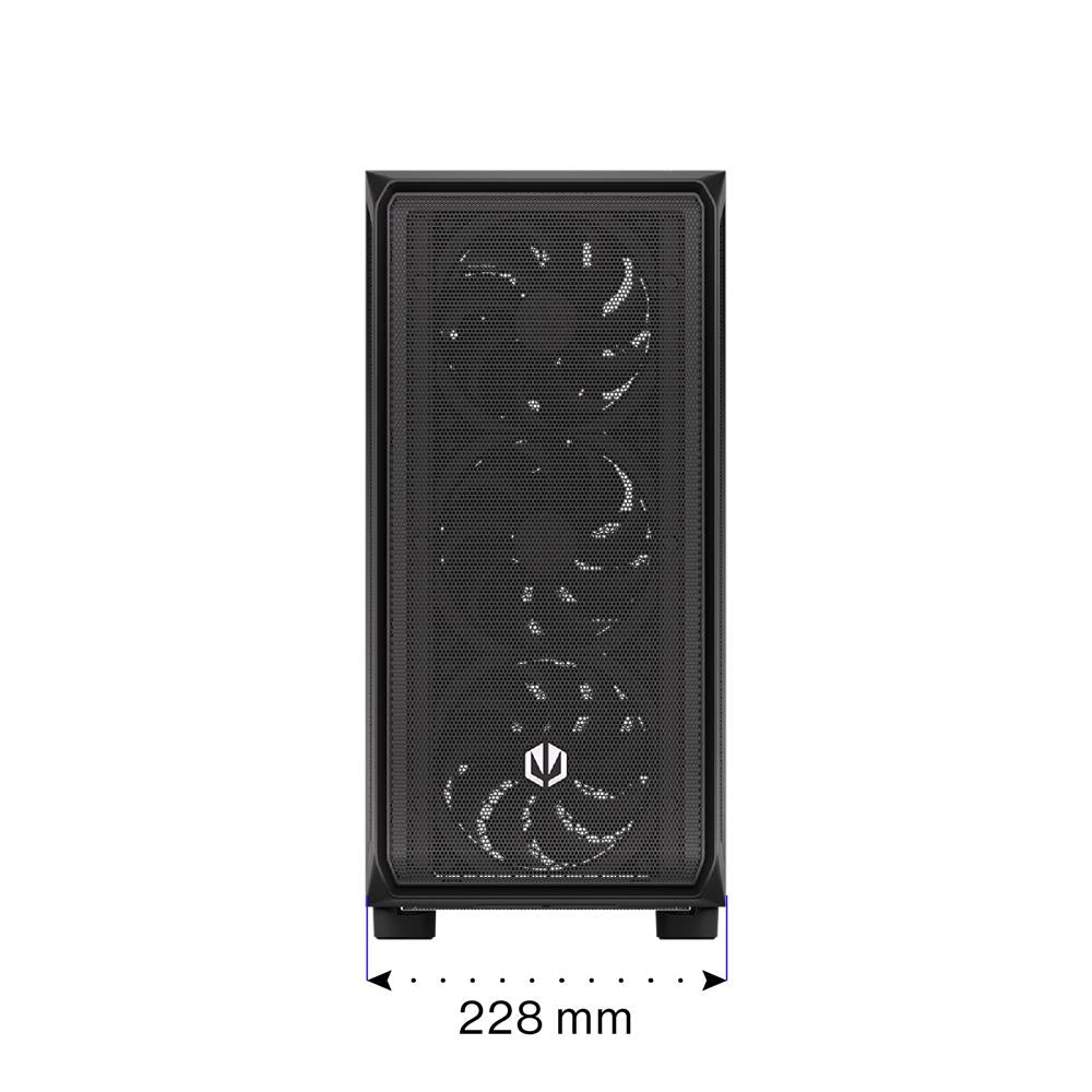 ENDORFY Arx 500 Air, Gehäuse, Glas-Seitenfenster, schwarz