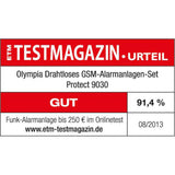 Olympia Alarmsystem Protect 9030 - Drahtlose Alarmanlage mit Notruf- und Freisprechfunktion