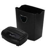 Adler AD 1038 Aktenvernichter Schwarz P4 10 Blatt 21L 330W für Papier CD Kreditkarten A4