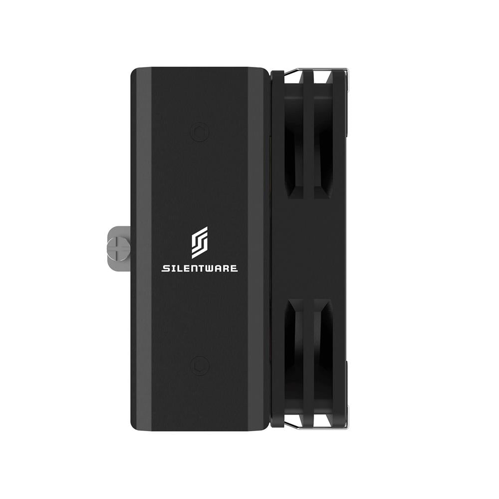 Silentware Bora Black – CPU-Luftkühler, 5 Heatpipes, A-RGB, 215W TDP