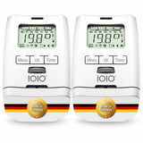 IOIO Elektronisches Heizungsthermostat HT 2000 2er Pack Thermostat programmierbar digital weiß