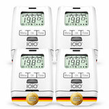 IOIO Elektronisches Heizungsthermostat HT 2000 4er Pack Thermostat programmierbar digital weiß