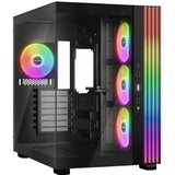 be quiet! Light Base 600 LX Black PC-Gehäuse atemberaubender Panorama-Blick Show Case