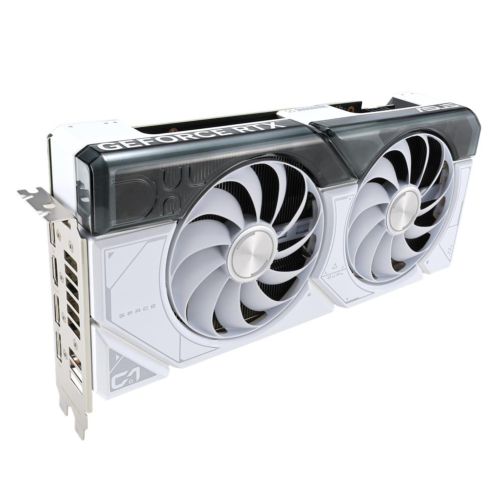 ASUS Dual GeForce RTX 4070 OC White Edition 12GB GDDR6X Gaming Grafikkarte NVIDIA weiß