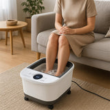 Adler AD 2184 – Deluxe Fußsprudelbad Massierer Salzbehälter Tragegriff Rollen zum einfachen Transport