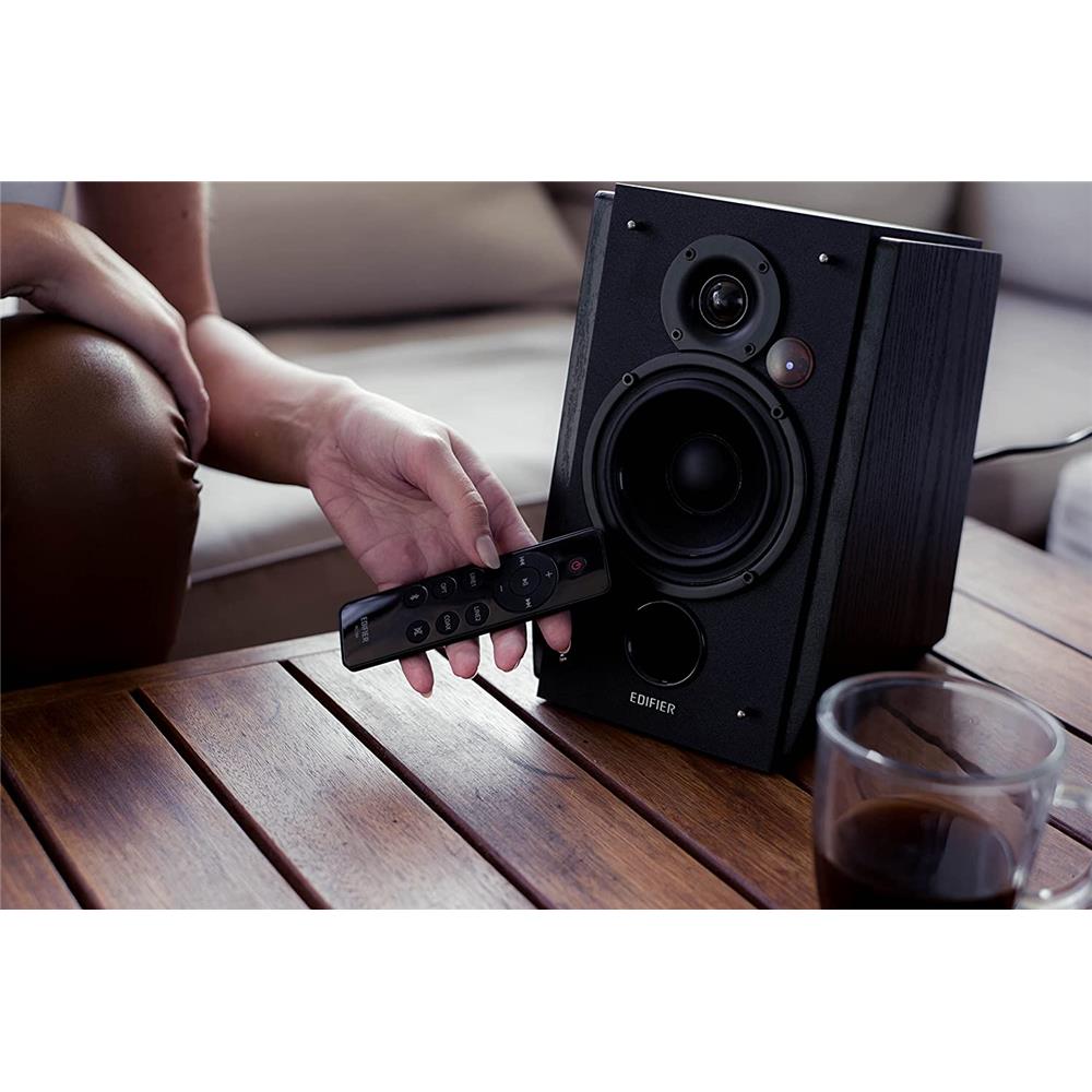 Edifier Studio R1855DB Bluetooth-Lautsprechersystem (70 Watt) mit Infrarot-Fernbedienung, Schwarz