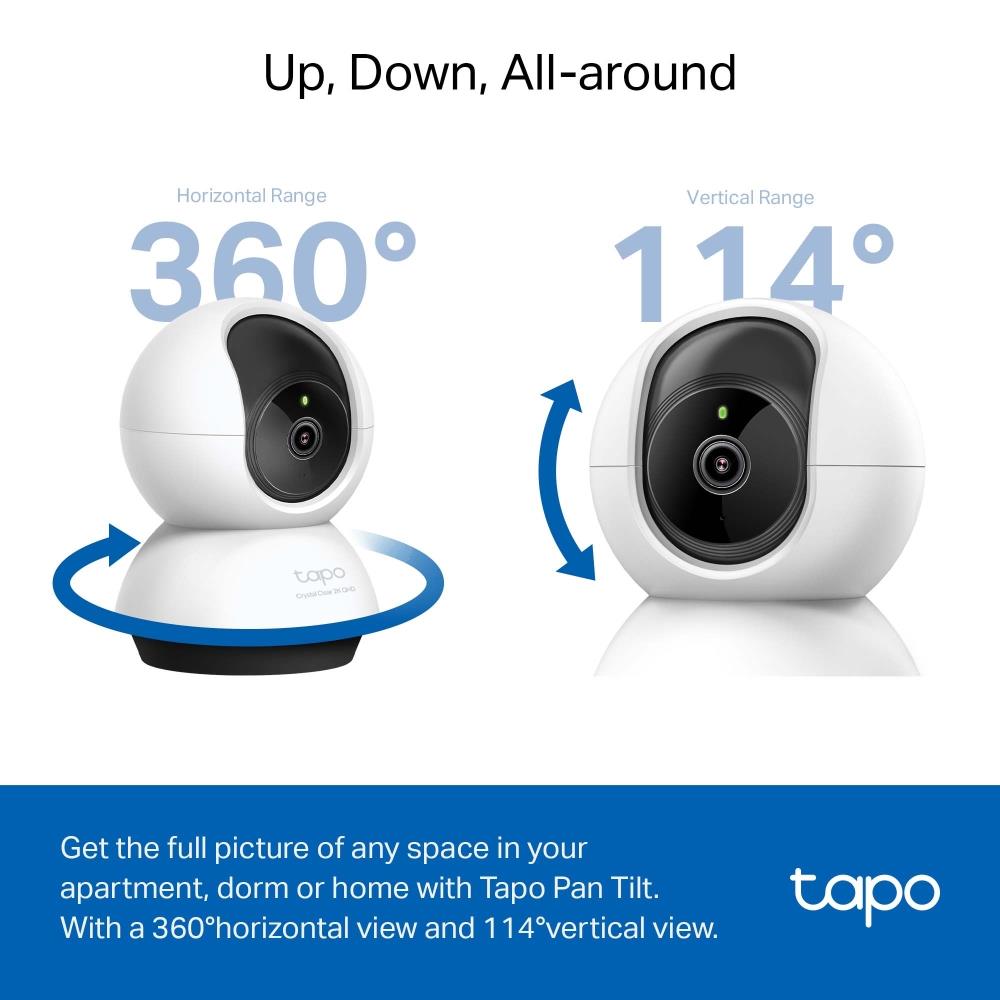 TP-Link Tapo C220 2K 4MP WLAN Kamera schwenkbar neigbar Nachtsicht KI Erkennung