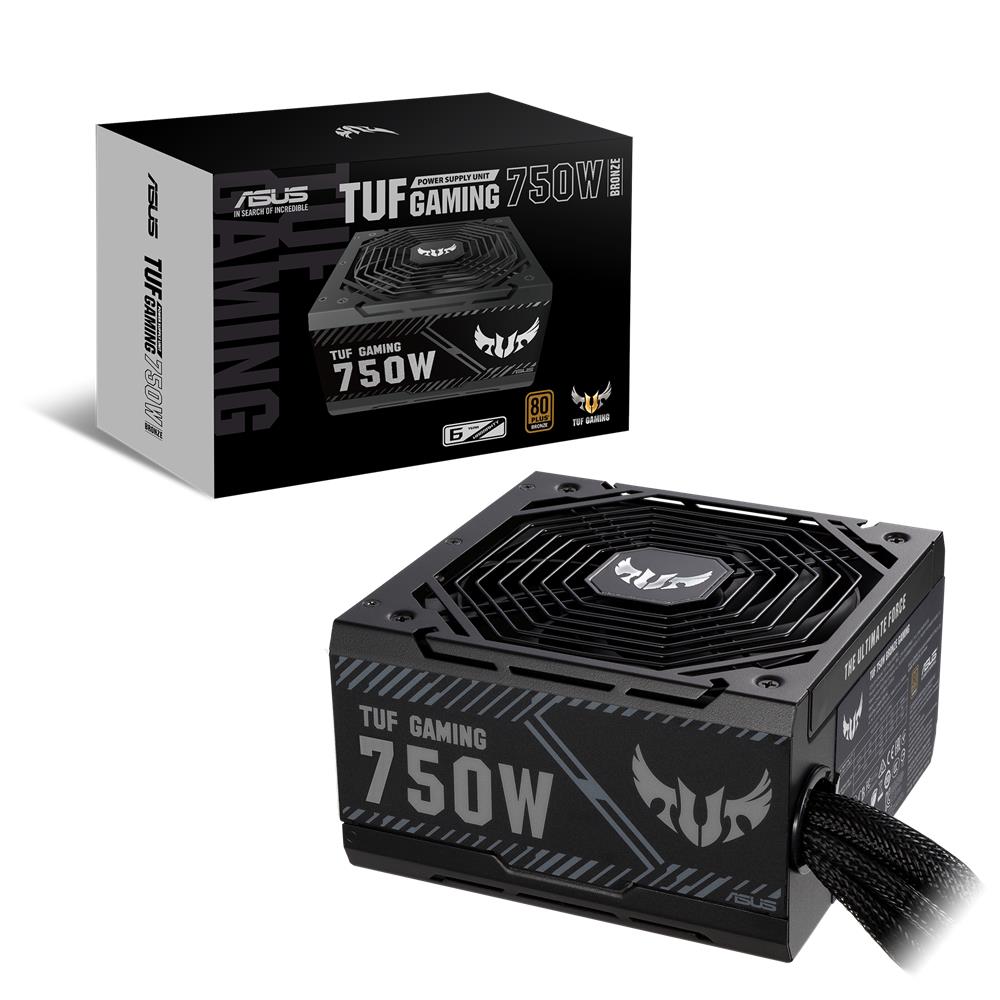 ASUS TUF Gaming 750W Bronze Netzteil 750 Watt 0dB 80cm 8-Pin CPU-Anschluss Doppelkugellager