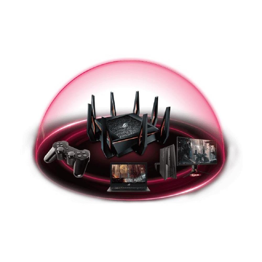 ASUS ROG Tri-Band WLAN-Gaming-Router mit Quad-Core-Prozessor Rapture GT-AX11000 AiMesh