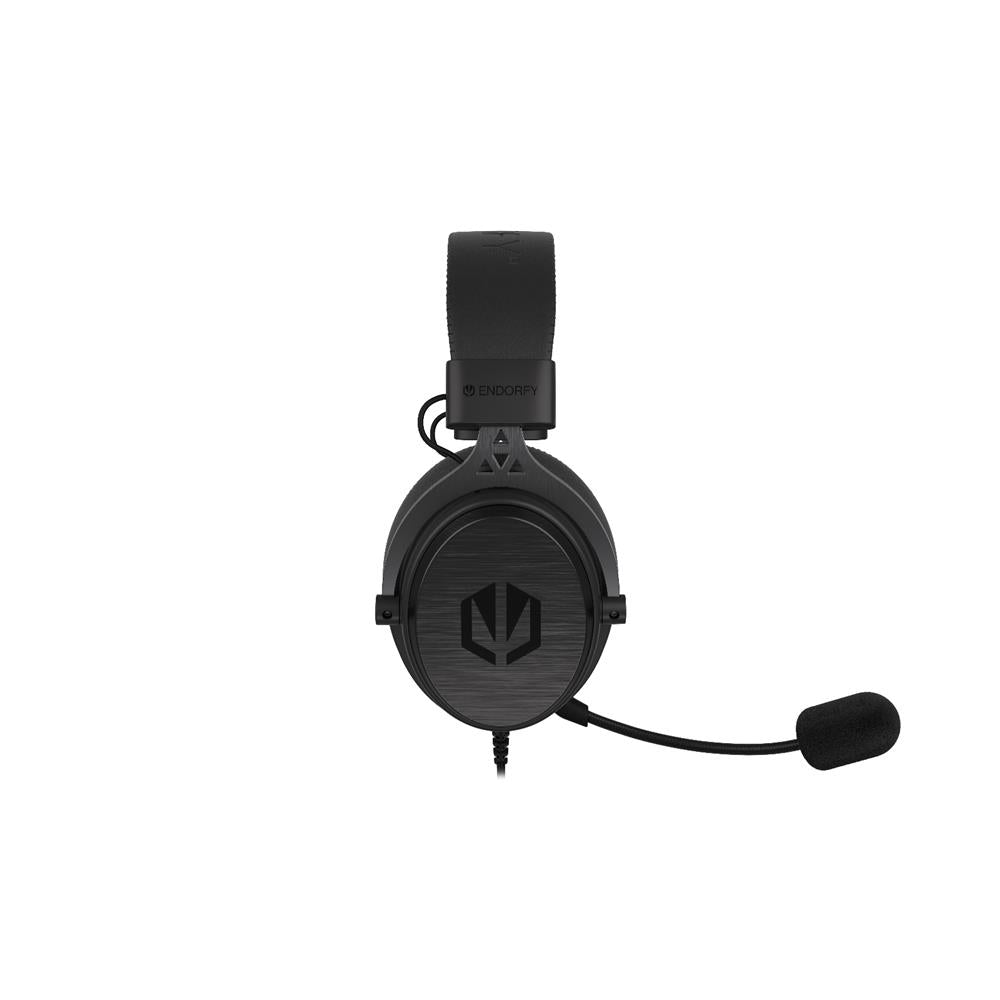 ENDORFY VIRO EY1A002, Schwarz, Gaming Headset, Kopfhörer mit Mikrofon, Klinke, Over-Ear