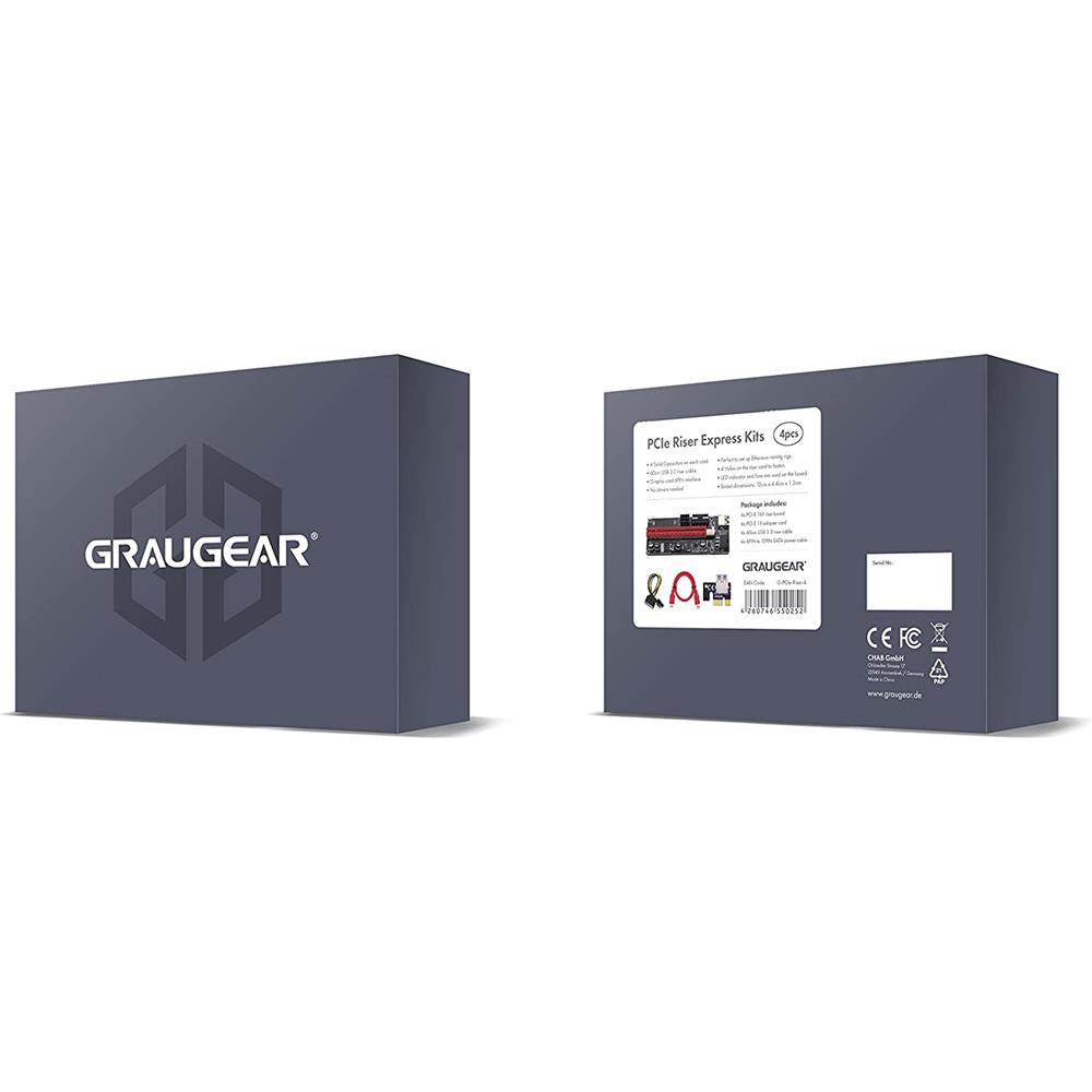 GRAUGEAR PCIe Riser Express Kits