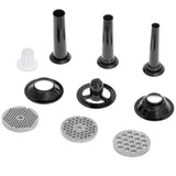 Camry CR 4812 Fleischwolf 1600 Watt Schwarz Silber 3 Edelstahlsiebe 2 Stufen Zerkleinerer