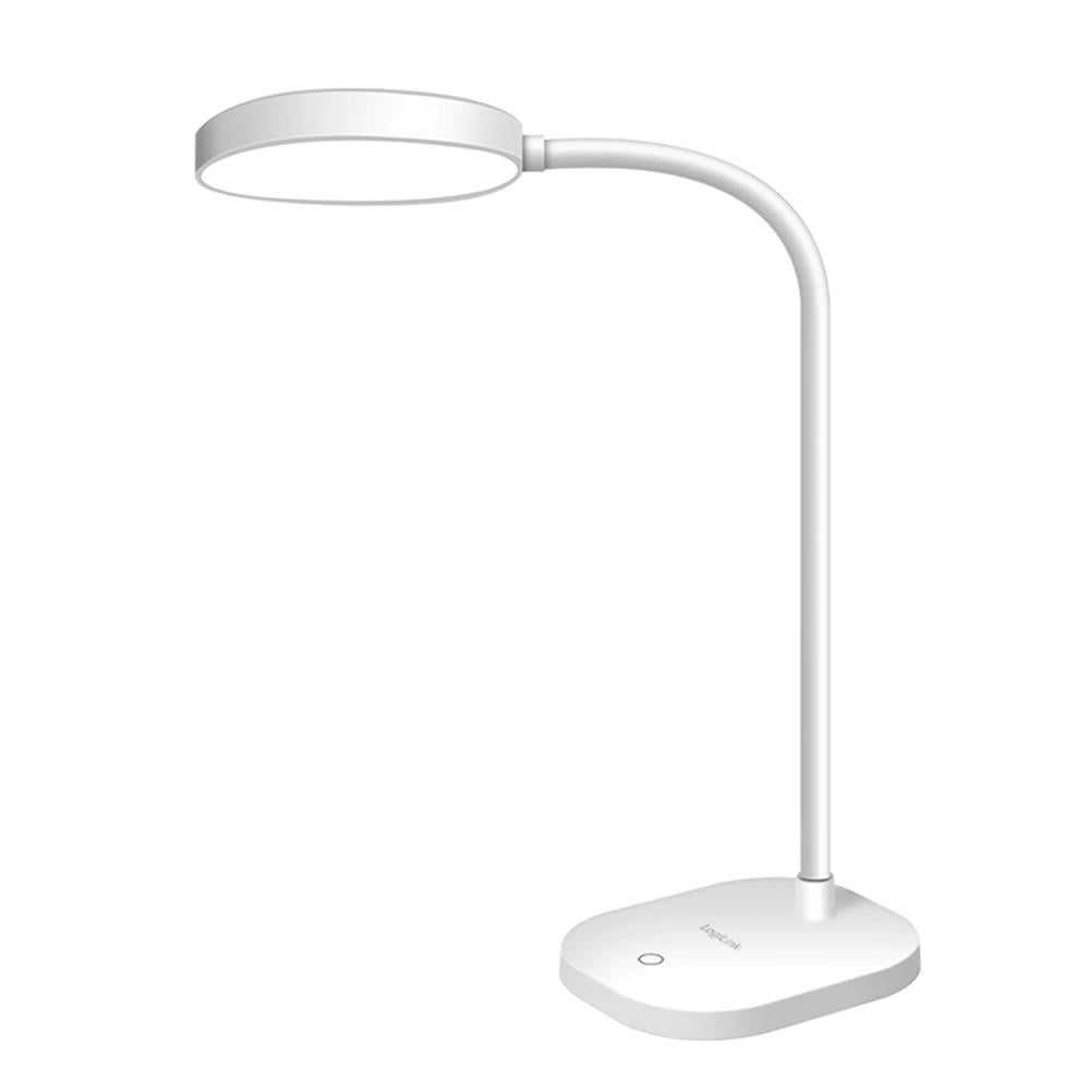 LogiLink LED-Schreibtischlampe, 5000 K, 240 lm, flexibel, Touch-Bedienung, USB‑C