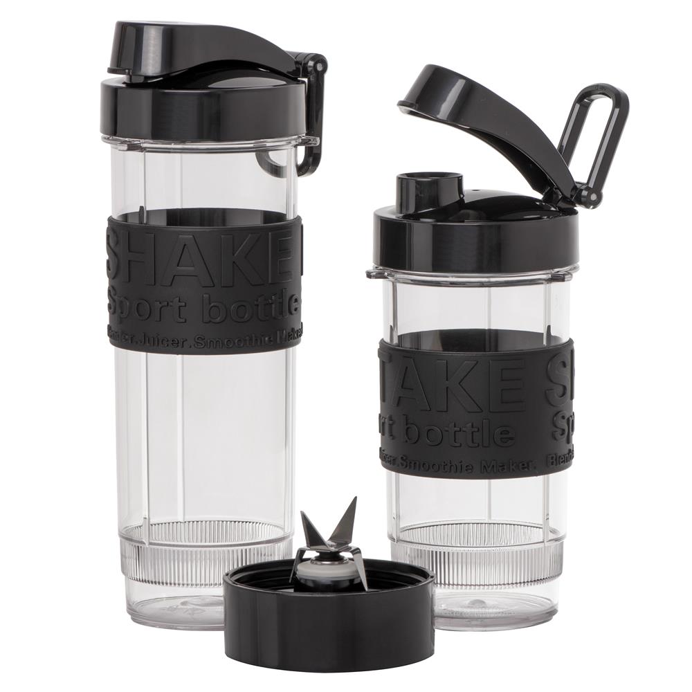Camry CR 4069 Edelstahl-Standmixer für Smoothies, Cocktails, Crushed Eis, mit 2 Trinkflaschen